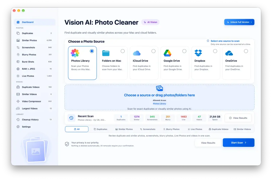 Vision AI: Photo Cleaner