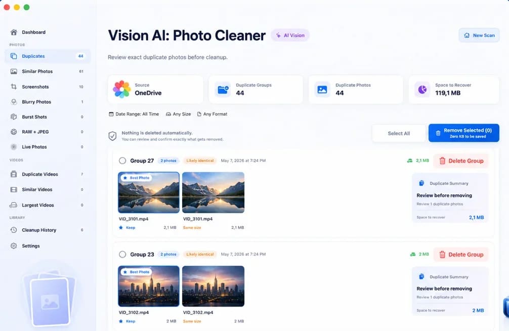 Vision AI: Photo Cleaner